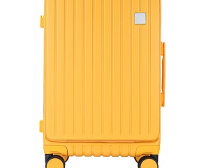 Factory Price Custom Luggage Front Opening Design Travel case with 360° Light Tone Wheels Travel Suitcase
